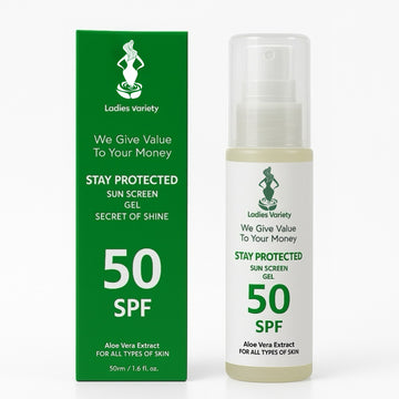 Sun Screen Gel 50 SPF By Ladies Variety