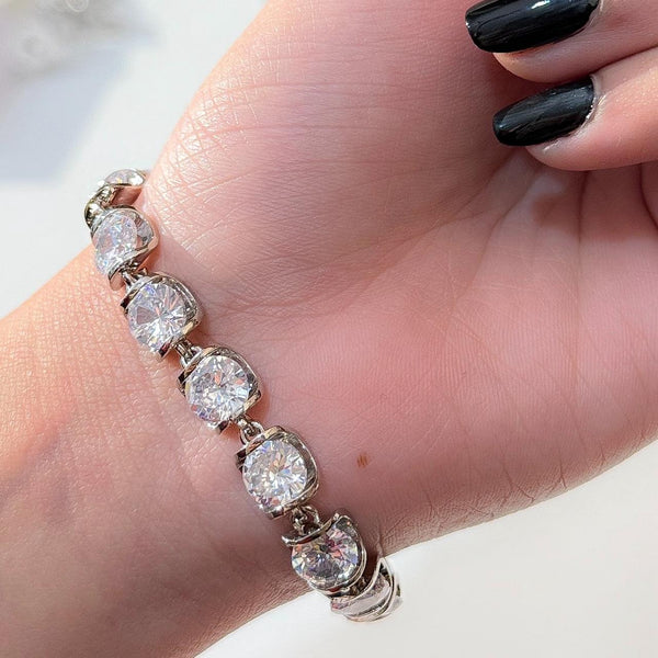 DIAMOND CUT ZIRCON BRACELET