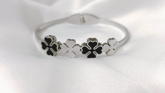 FOUR LEAF CLOVER / BRACELET (STAINLESS STEEL)