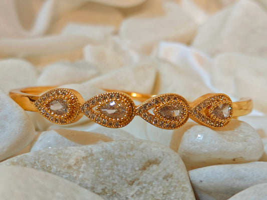 TRADITIONAL ITALIAN BANGLE GOLD PLATED