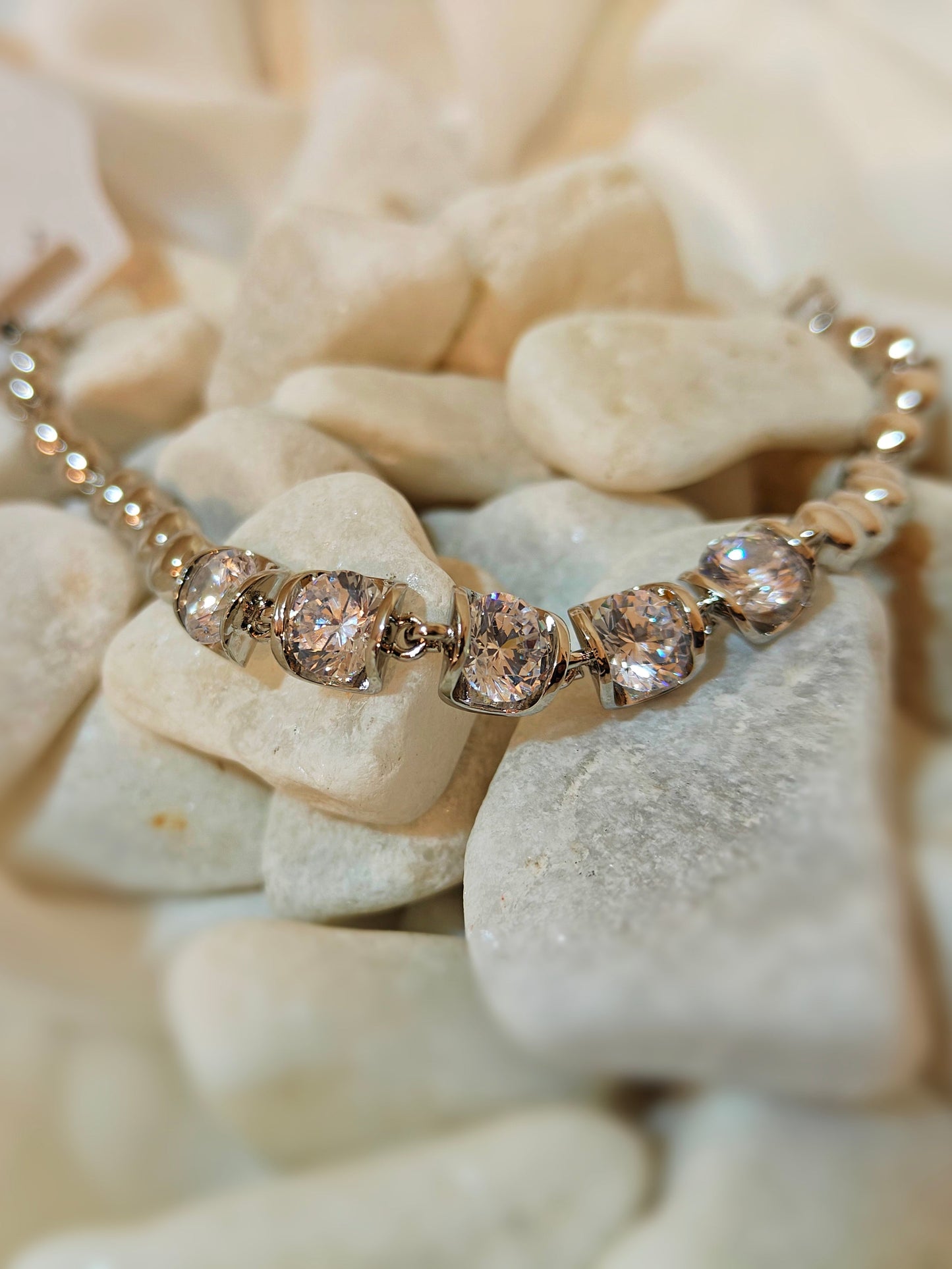 DIAMOND CUT ZIRCON BRACELET