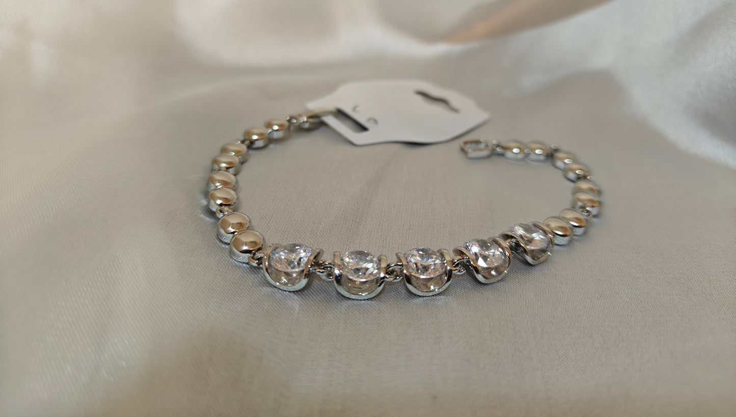 DIAMOND CUT ZIRCON BRACELET