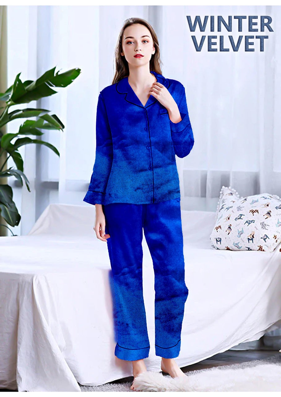 VELVET SLEEPING SUIT