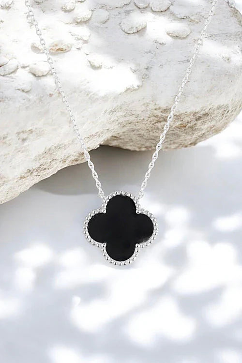 FOUR-LEAF CLOVER NECKLACE STAINLESS STEEL